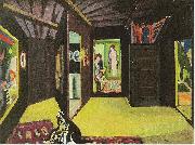 Ernst Ludwig Kirchner Mountain-atelier Germany oil painting artist